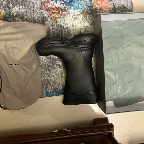 Balenciaga Croc Boot Black EU45 - Picture 1 of 7